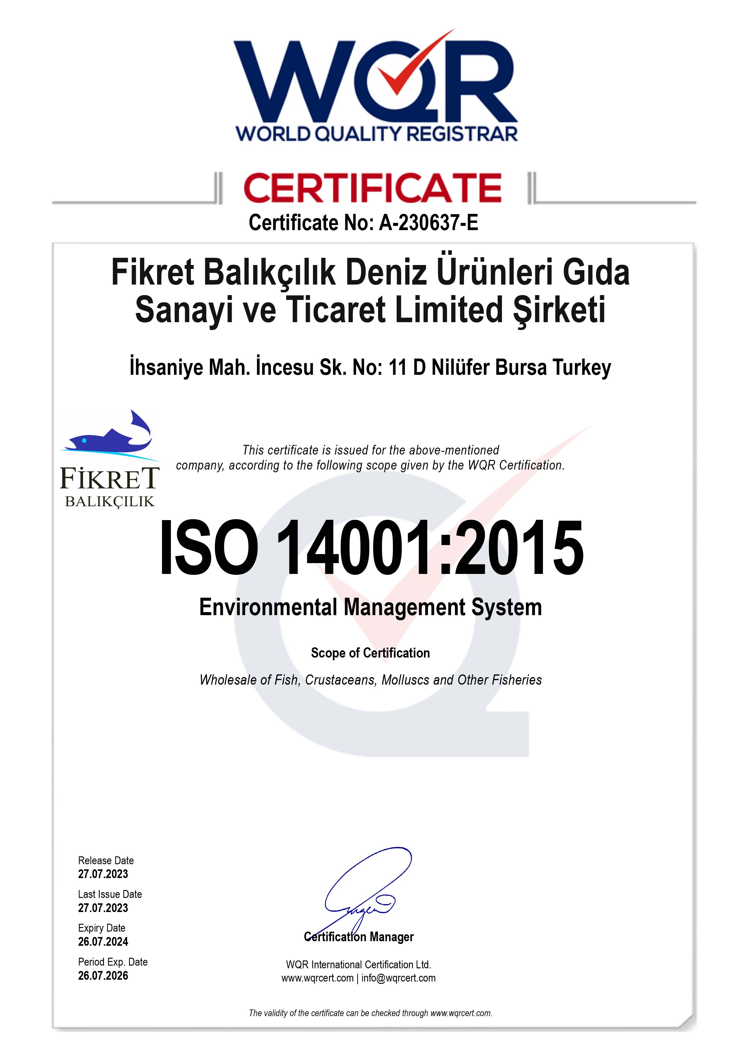 ISO 14001:2015